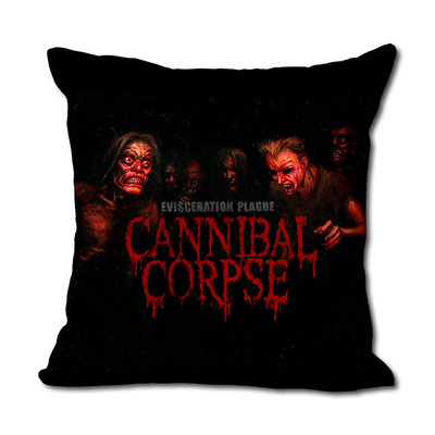 乐队抱枕靠垫 死亡金属 食尸鬼 Cannibal Corpse 乐队 包邮