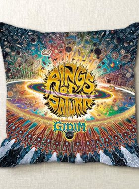 乐队抱枕靠垫 DJENT RINGS OF SATURN 土星环 乐队 双面抱枕靠垫