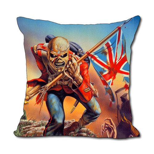 抱枕靠垫 英国老牌重金属 铁娘子 IRON MAIDEN 乐队 抱枕靠垫包邮