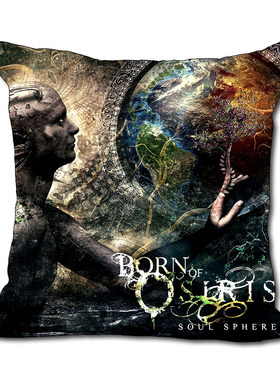 乐队抱枕靠垫 死核DJENT金属 born of osiris 乐队抱枕靠垫 包邮