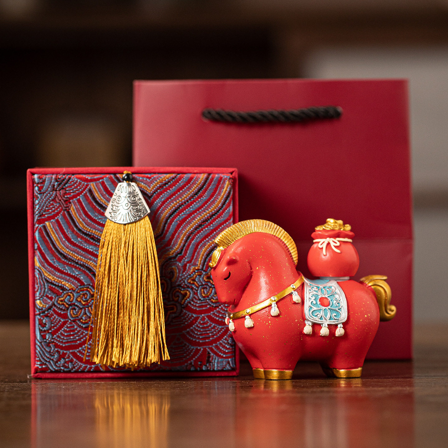 国潮马上有钱小马元宝可旋转马年摆件招财茶宠办公室桌面可爱手办,家居饰品,国学摆件,淘宝优惠券,粉丝福利购,淘宝优惠卷