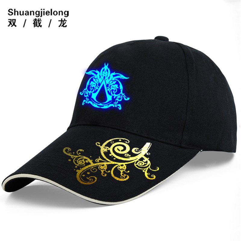 Assassin&#39;s Creed Hat fluorescence Cap The great revolution 5 Renegade dogma Connor Noctilucent Visor men and women peripheryin the Accessories/Leather belt/Hat/Muffler , Hat  category - from Buy2taobao.com to provide professional Taobao agent buy service