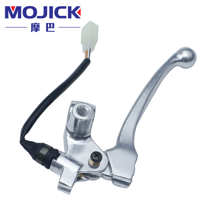 适用铃木天龙星UA125T-3原装后刹车手把总成制动手柄后视镜座