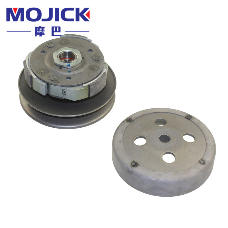 踏板车配件适用豪爵蓝巨星HJ125T-8离合器皮带轮总成离合盖后甩块