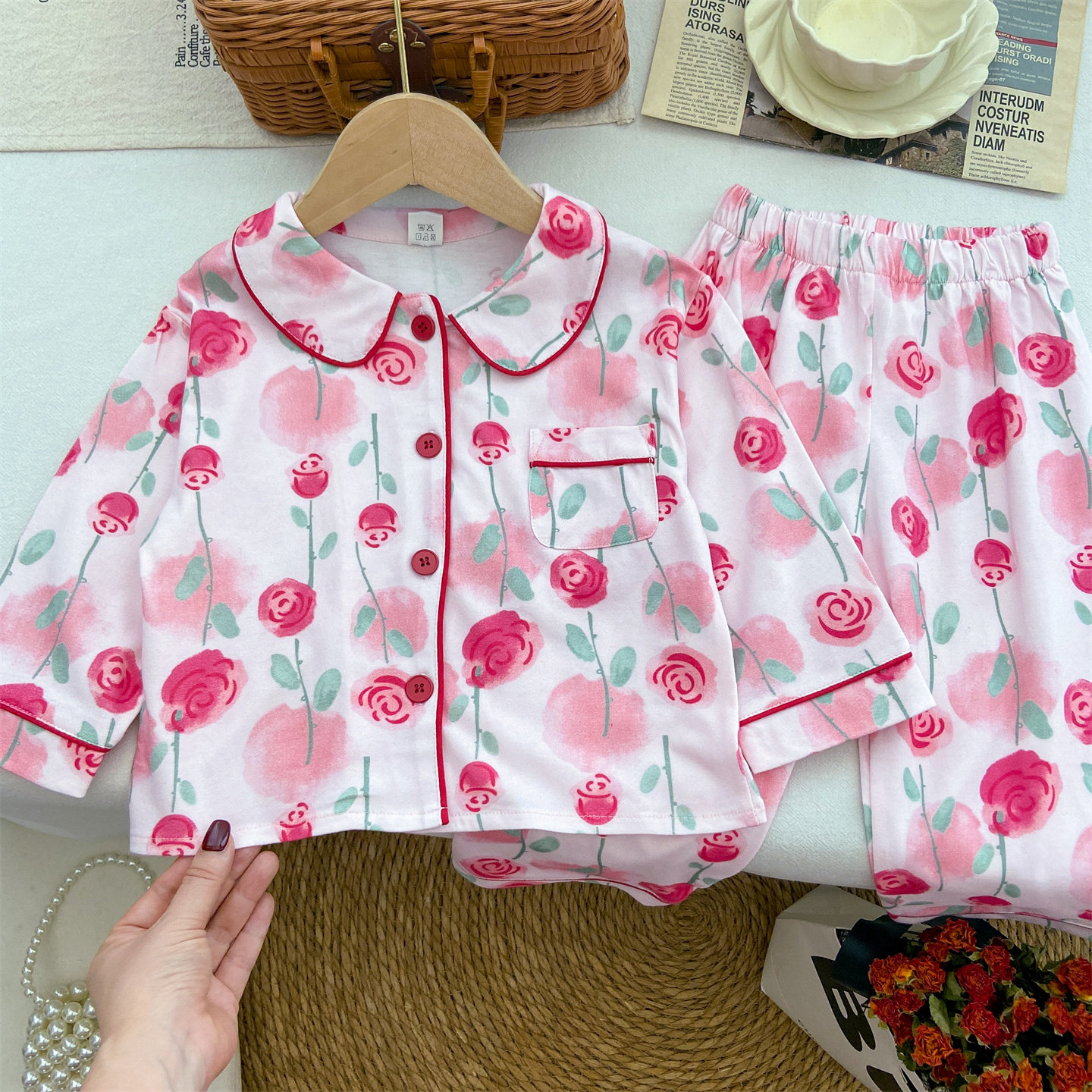 棉软舒适家居服套装春秋新品