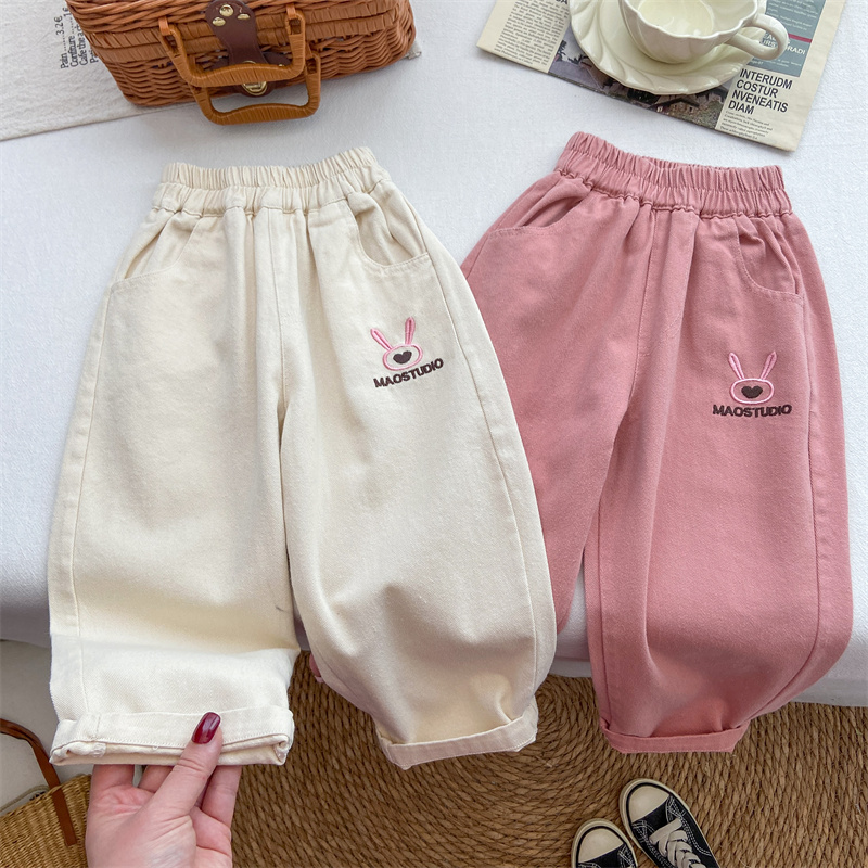 舒适棉质休闲裤女童春秋新品
