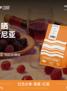 肯尼亚玛拉处理站日晒  FISHER啡舍精品手冲咖啡豆浅度烘焙227g