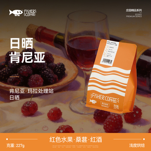 FISHER啡舍精品手冲咖啡豆浅度烘焙227g 肯尼亚玛拉处理站日晒