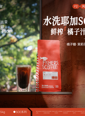 Fisher啡舍F2埃塞俄比亚水洗耶加雪菲沃卡SOE 单品意式浓缩咖啡豆