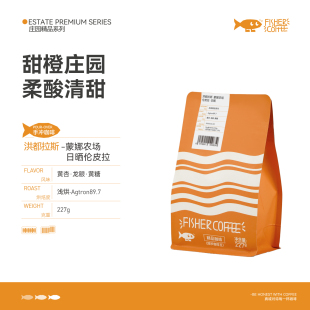 FISHER啡舍洪都拉斯蒙娜农场伦皮拉日晒手冲咖啡豆 227g 柔酸清甜