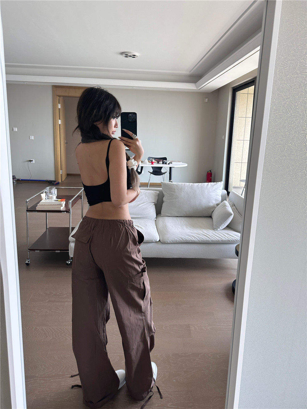 jad*d同款欧美辣妹风复古低腰宽松抽绳系带口袋束脚休闲裤工装裤,女装/女士精品,休闲裤,淘宝优惠券,粉丝福利购,淘宝优惠卷