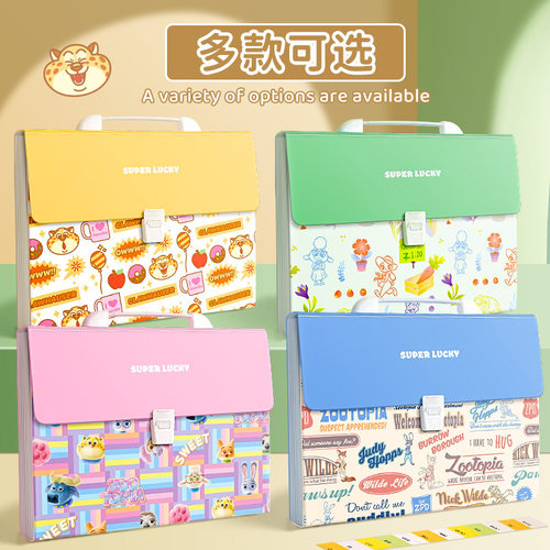 A4风琴包大容量小学生儿童手提式