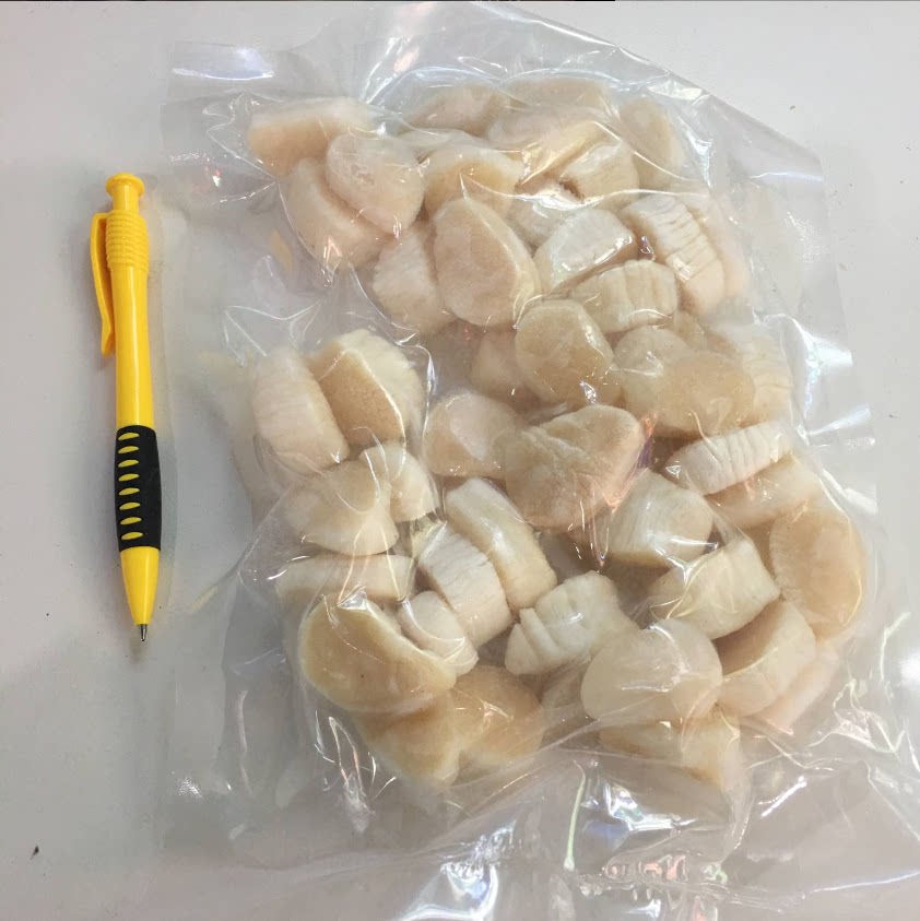 新鲜速冻原浆江瑶贝400g 生吃江瑶贝 带子丁 刺身料理生吃瑶贝柱