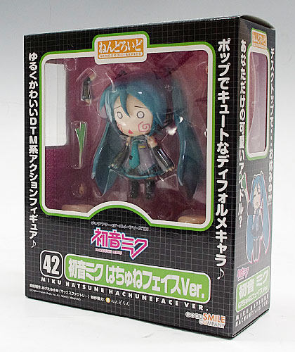 GoodSmile粘土初音未来囧脸手办