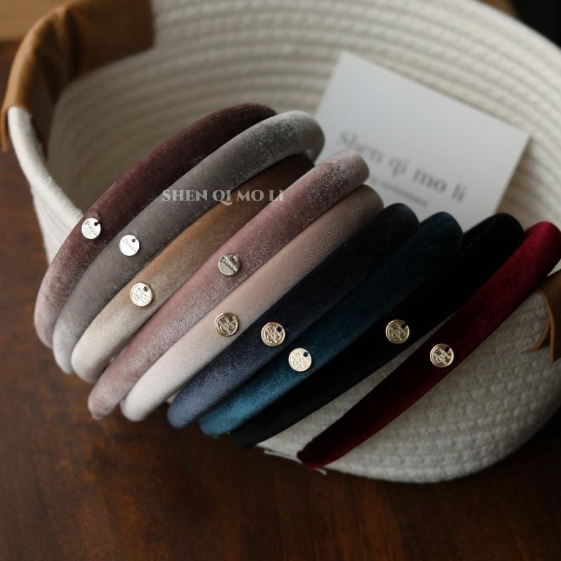 实拍发箍合集高颅顶海绵头箍发捆