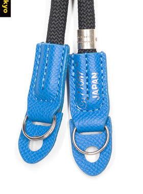 ttony24新款8mm蓝黑配色银饰100cm款相机背带