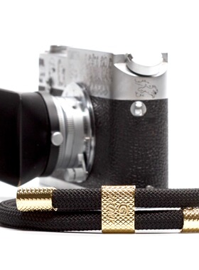 ttony黑金色徕卡腕带