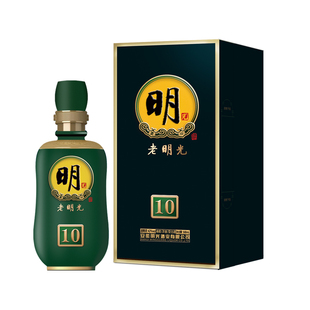 安徽特产老明光酒明10 42度500ML浓香型白酒（整箱四瓶）正品保证