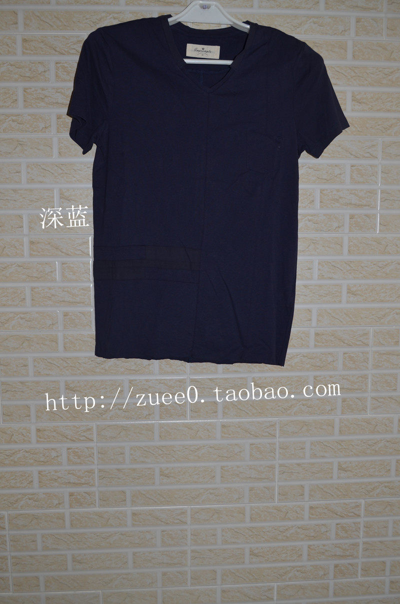 特价impromptu/九平道单农春夏款男装v领短袖半袖t恤夏日沙滩休闲