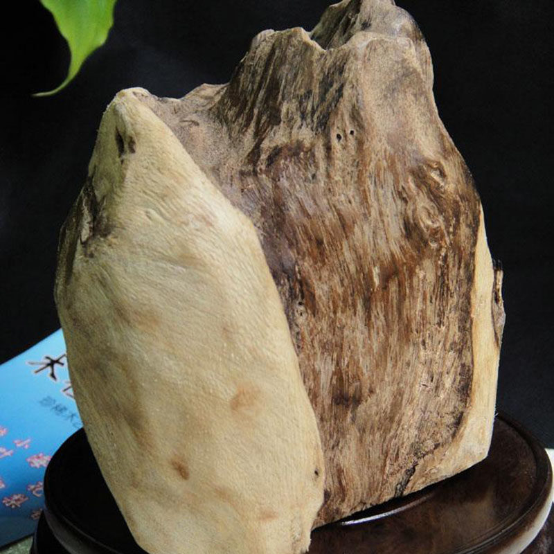 木檀世家海南沉香山子摆件 包头料木雕工艺品摆件