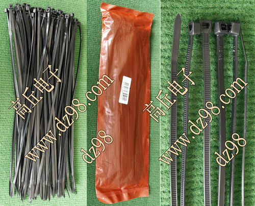 290x3.6x1.2毫米 防紫外线 黑色 尼龙 塑料 扎带 每包100条=14元
