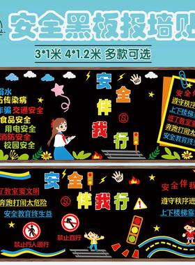 2025蛇年元旦主题黑板报墙贴