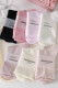 中筒袜 日系月子无骨长袜白色夏季 粉色袜子女春秋款 纯棉ins潮韩版