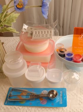 韩国香薰蜡烛证书课程CLAB DESSERT PACK 1高仿真甜品冰淇凌材料