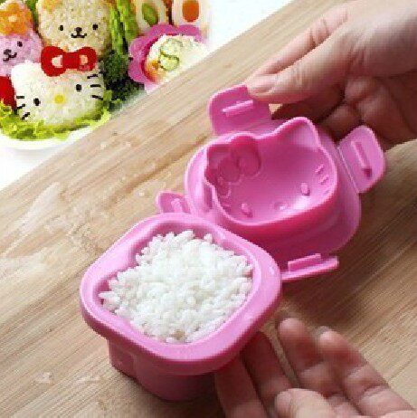 可爱KT猫造型饭团模具 hello kitty卡通便当寿司工具 DIY创意厨房