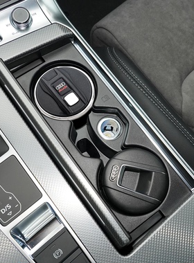 2026奥迪A6L Q5L A7 A8改装专用车载烟灰缸原厂防灰飞多功能LED灯