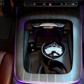 E260L改装 2026款 专用车载烟灰缸防灰飞夜光 GLC E300L 奔驰C S级