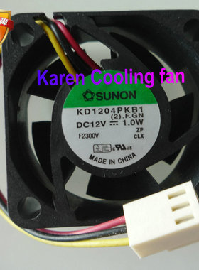 全新原装Sunon建准4020 12V 1.0W KD1204PKB1 4cm3线散热风扇