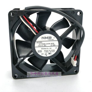 04W 12V B59全新原装 8025 0.18A散热风扇8CM厘米3线 NMB 3110SB