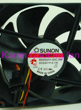 原装Sunon/建准 ME92252V1-000C-G99 9225 24V 2.1W 3线 散热风扇