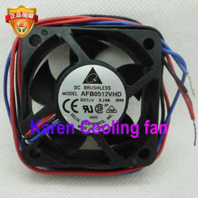 全新原装DELTA/台达5020 12V 0.24A AFB0512VHD -R00散热风扇