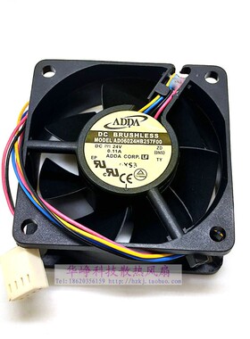 AD06024HB257F00全新原装ADDA 6025 24V 0.11A散热风扇4线6CM厘米