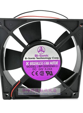 BP1202524H 全新原装百瑞12025 24V 0.24A变频器散热风扇2线HZDO