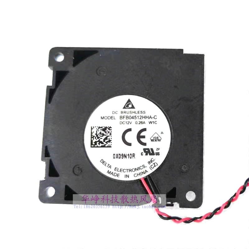 BFB04512HHA全新原装Delta/台达5010 12V 0.26A 2线散热涡轮风扇