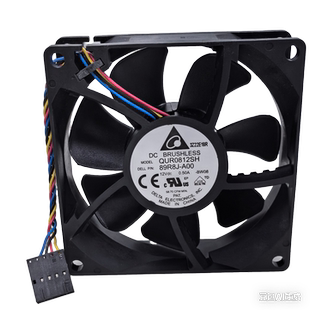 全新Delta/台达QUR0812SH 8025 0.5A 4线QFR0812SH 8cm CPU散热