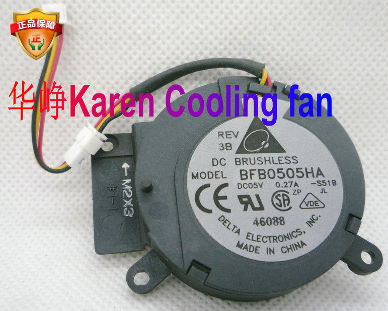 全新原装Delta台达5010 5V BFB0505HA笔记本涡轮散热风扇