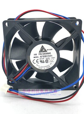 AFB0812VH全新原装Delta/台达8025 12V 0.41A散热风扇8CM厘米3线