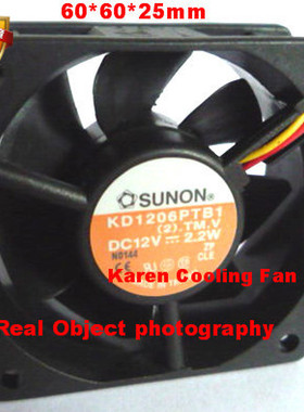 原装SUNON/建准6025 DC12V 2.2W KD1206PTB1 (2).TM.V 散热风扇