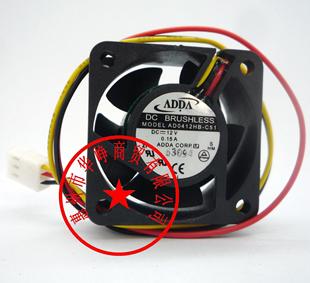 0.15A AD0412HB C51 ADDA 4厘米3线双滚珠 12V 4CM 散热风扇 4020