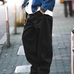 CITYDIVE Black Denim Jeans 弯刀牛仔裤 14oz阔腿黑色丹宁