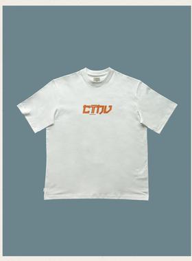 CITYDIVE Printing T-Shirt 重磅廓形CTDV字母印花短袖T恤