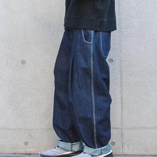 Jeans巴恩风穿搭缉明线设计水洗廓形牛仔 Stitching CITYDIVE Top