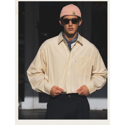 廓形长袖衬衫cleanfit