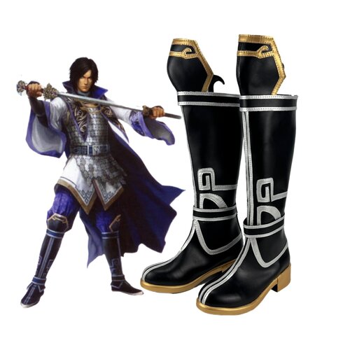 真三国无双曹丕cos鞋 游戏动漫 Cosplay靴子 支持来图定制