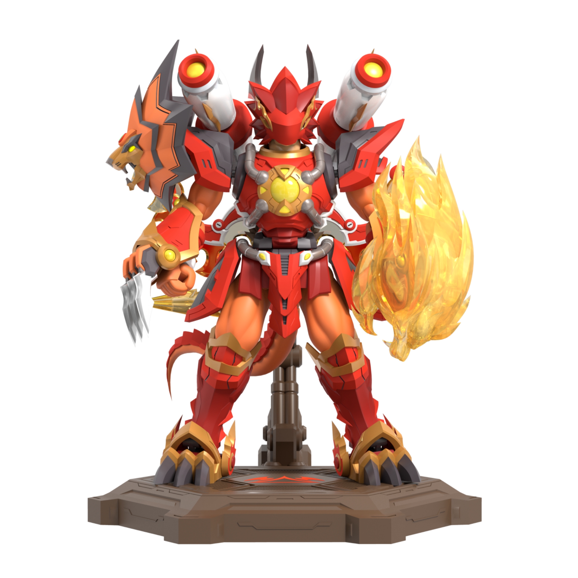 潮魔师拼装模型终级斗龙王S