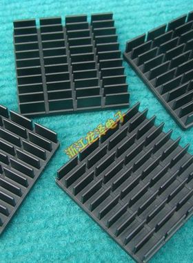 进口AAVID散热片45X45X10mm 带导热片35X35芯片散热